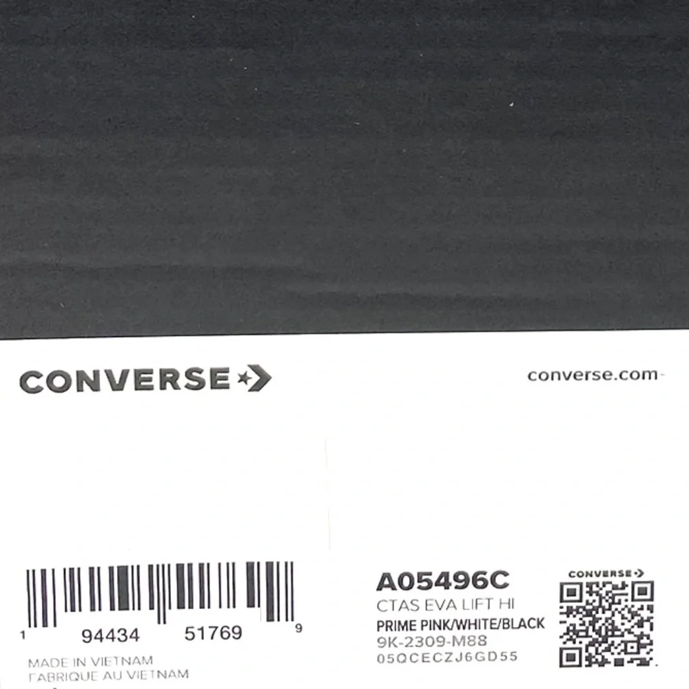 Converse Chuck Taylor Lift Platform SB Shoes Women Kid Canvas Prime Pink A05496C